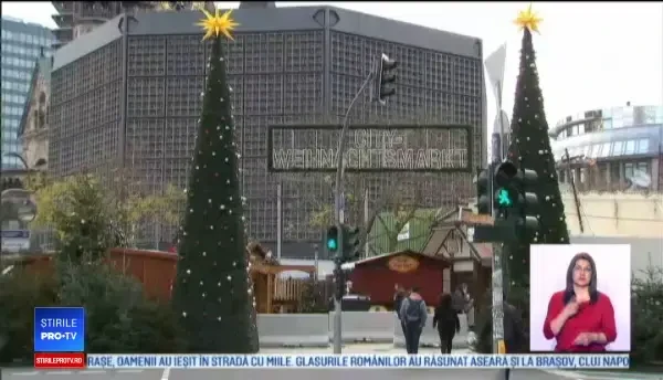 S-a deschis târgul de Crăciun din Berlin. 12 oameni au murit acolo, anul trecut, în urma unui atac terorist