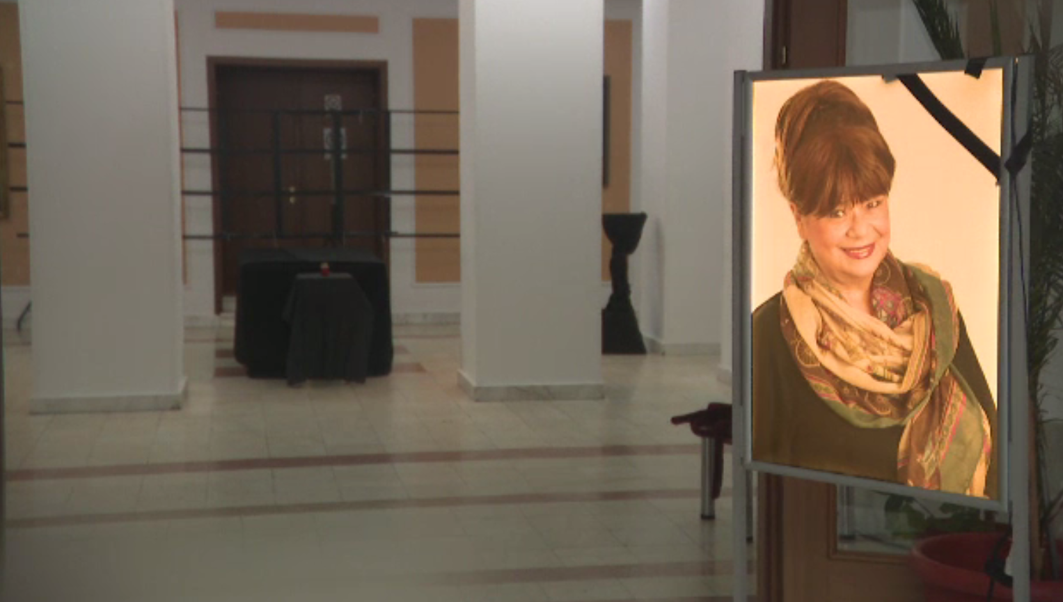 Trupul Cristinei Stamate, depus marți în foaierul Teatrului ”Constantin Tănase”