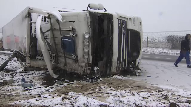 Cod roșu de ninsoare în Bulgaria. 500 de pluguri de zăpadă pregătite în capitala țării