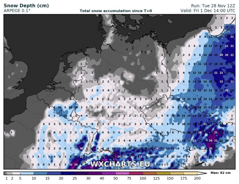 Un ciclon mediteranean aduce frig și lapoviță în România. Cod galben de viscol la munte