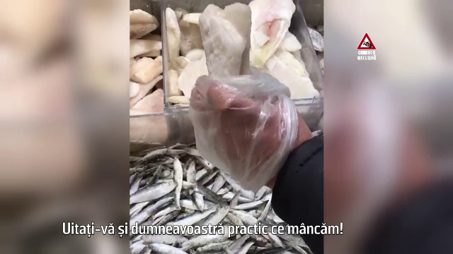 Gheață la pungă, vândută drept ”cod de Alaska la vrac”