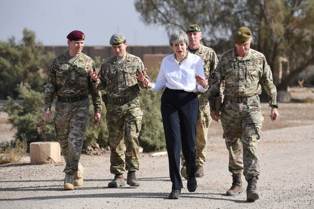 Theresa May, vizită surpriză în Irak