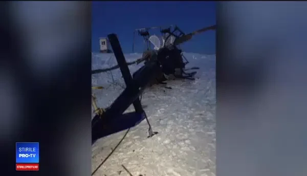 Elicopterul omului de afaceri Romeo Dunca, avariat. A fost o greșeală, mi-o asum