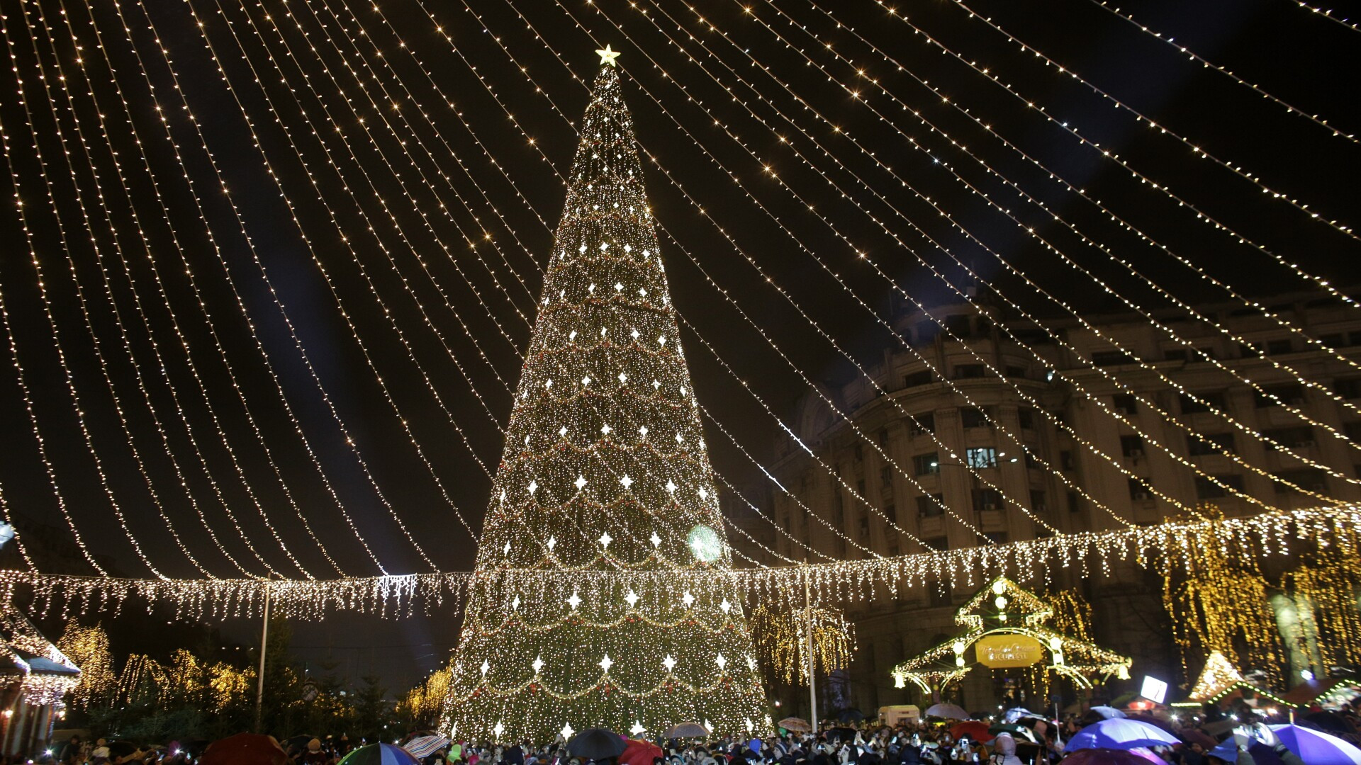 luminite de sarbatori in Bucuresti