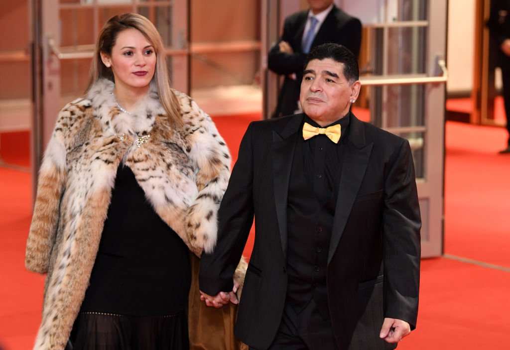 Maradona si iubita sa