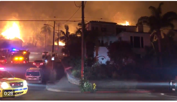 California, amenințată din nou de incendii. Mii de persoane, evacuate