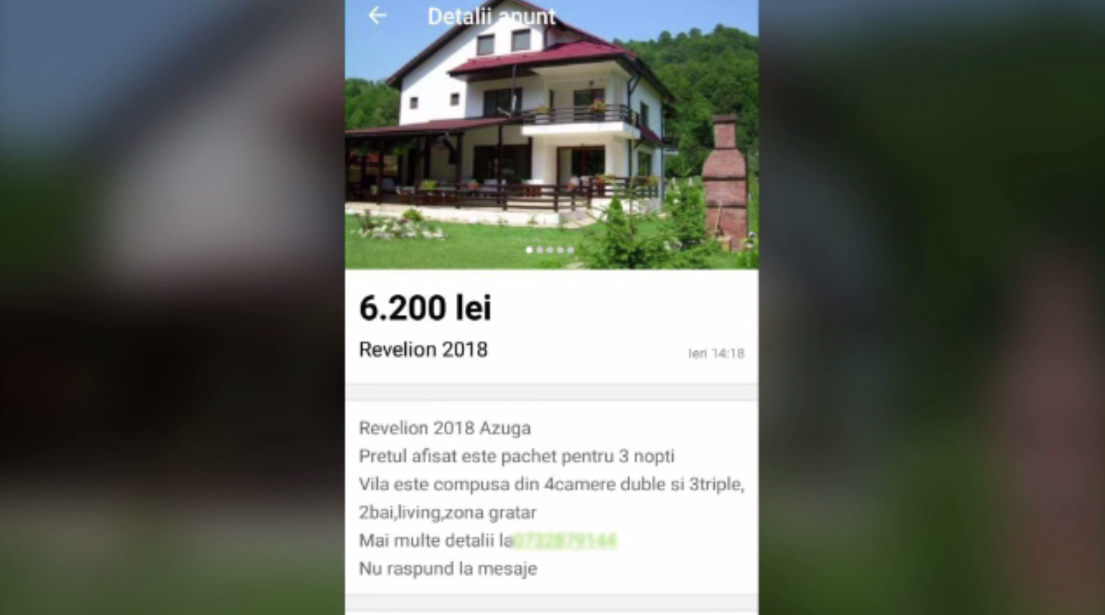 A plătit 3.000 de lei pentru o vilă la Azuga, dar a avut o surpriză neplăcută când a ajuns la adresă