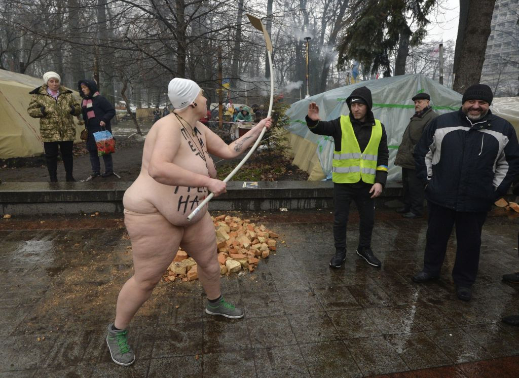 protest FEMEN Kiev