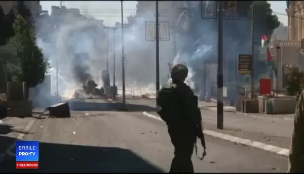 Israelul i-a atacat cu avioane pe palestinienii din Fâșia Gaza