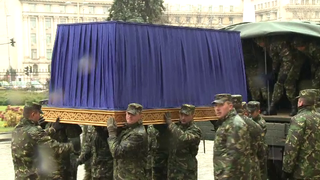 Repetiții pentru Funeraliile Regale la Palatul Elisabeta. Militarii au repetat fiecare moment al procesiunii