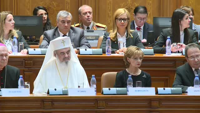 sedinta solemna in Parlament