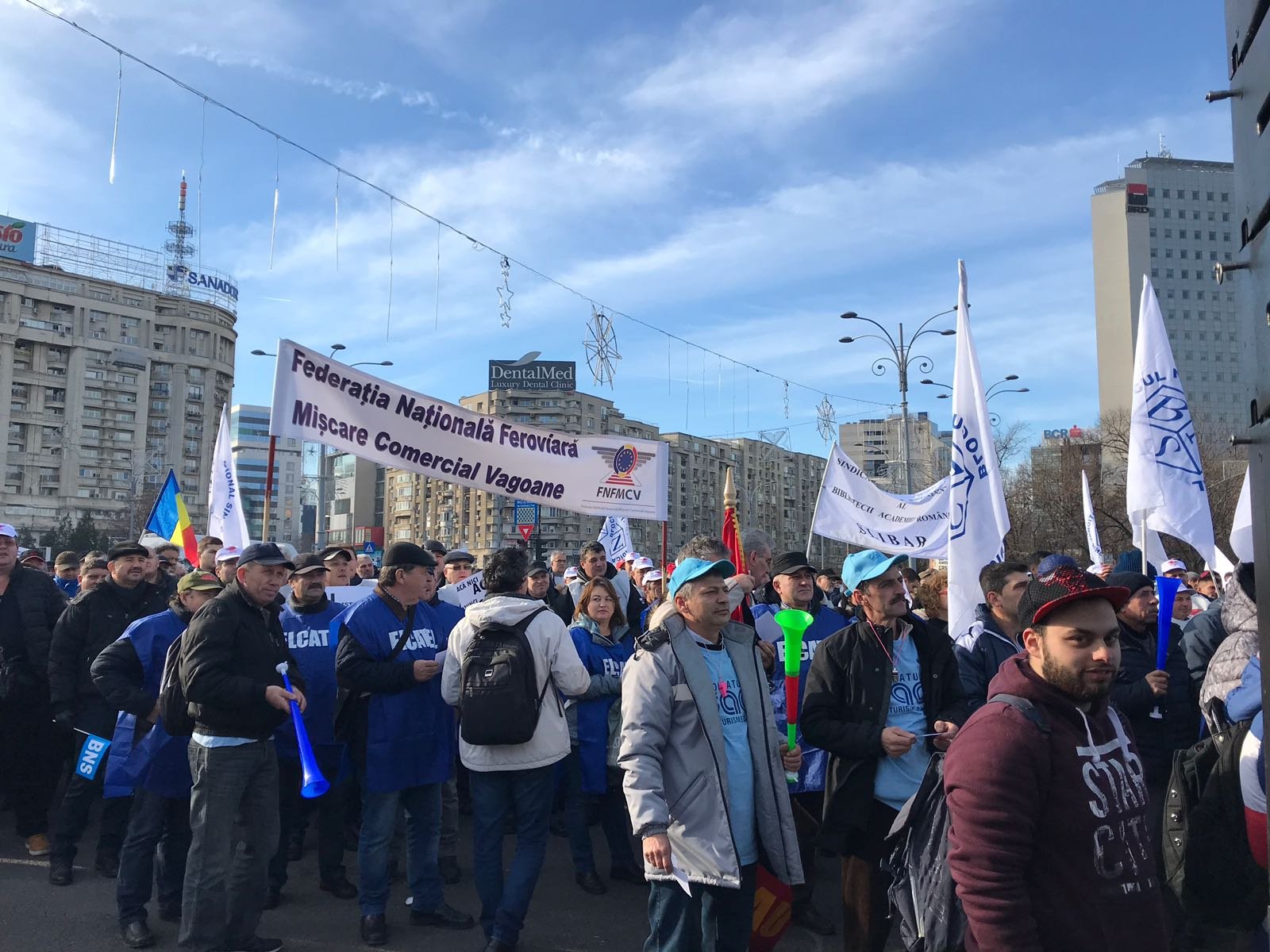 protest sindicat