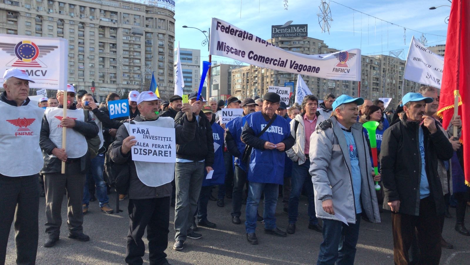 protest sindicat