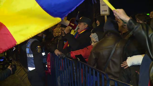 Peste 300 de persoane au protestat, la Sibiu, față de modificarea legilor Justiţiei