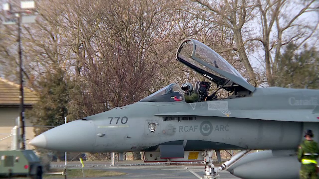 Forțele aeriene regale canadiene s-au antrenat cu piloții români, la baza Kogălniceanu