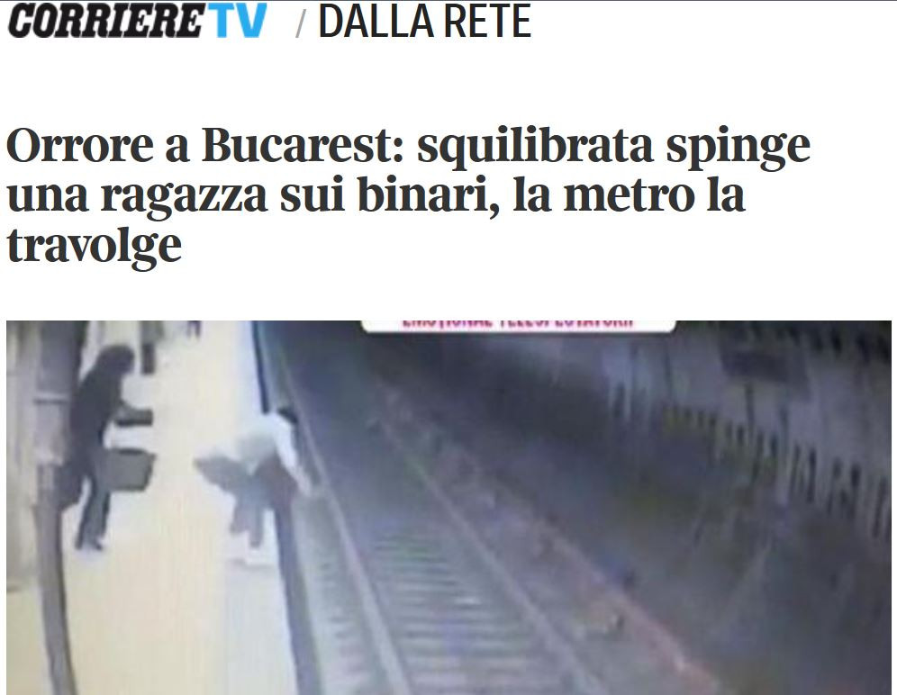 "Oroare la Bucureşti". Presa străină, despre crima de la metrou