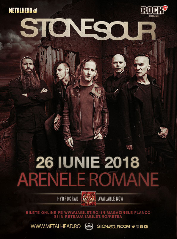 Concert cu Stone Sour la București, trupa lui Corey Taylor de la Slipknot