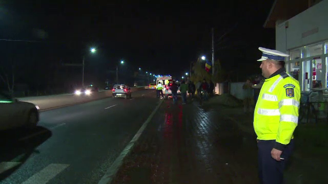 Femeie lovită mortal de o mașină, într-o localitate din Dâmbovița