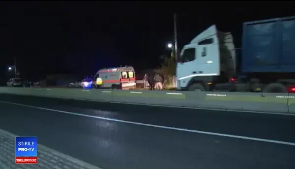 Femeie lovită mortal de o mașină, într-o localitate din Dâmbovița