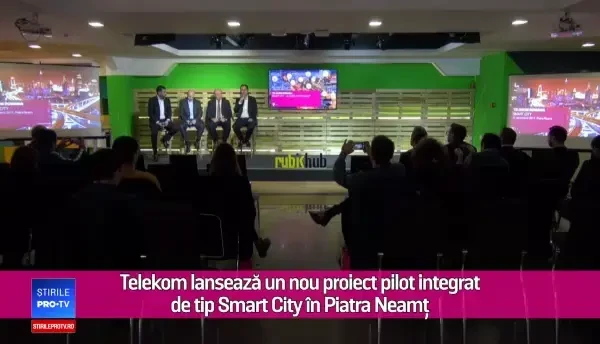 (P) Telekom a lansat al treilea proiect-pilot de tip Smart City, la Piatra Neamţ