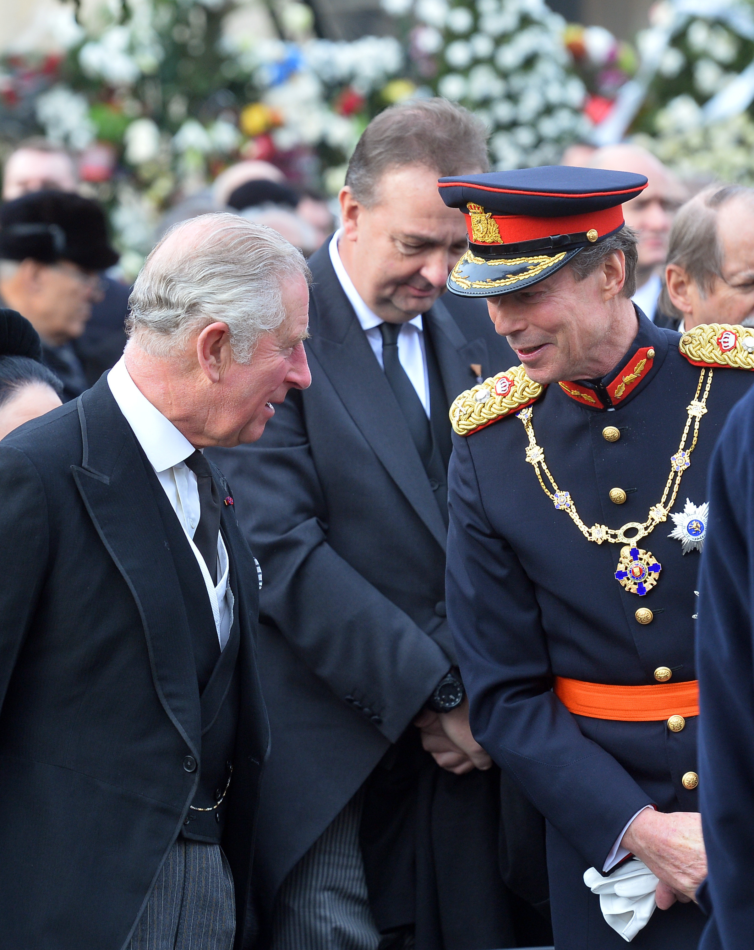 Alteta Sa Regala Charles, Print de Wales, discuta cu Marele Duce Henric de Luxemburg