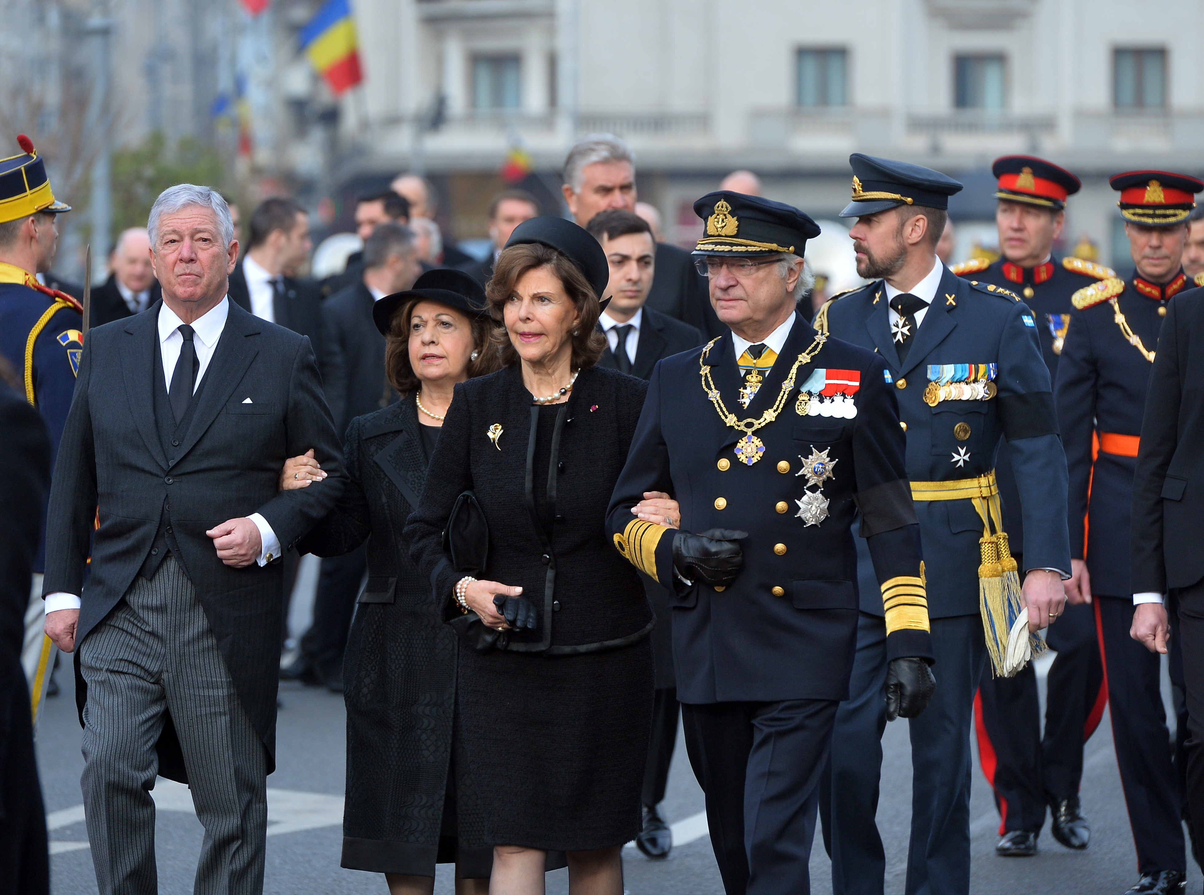 Regele Carl XIV Gustaf al Suediei si Regina Silvia a Suediei
