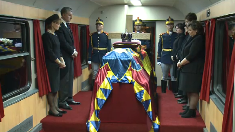 regele mihai, funeralii, tren regal