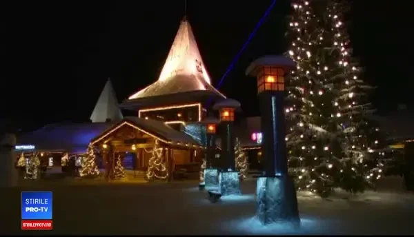 Pregătiri în satul lui Moş Crăciun din Laponia. Câţi copii l-au vizitat anul acesta