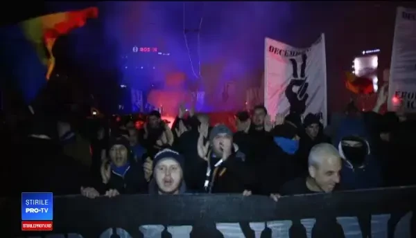 28 de ani de la Revoluțe. Sute de tineri au mărșăluit pe străzile Timișoarei