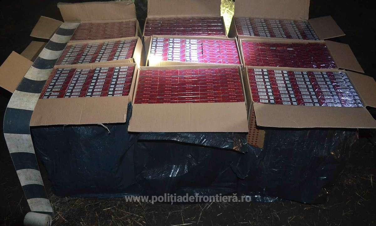 Polițiștii de frontieră au depistat o dronă care transporta țigări de contrabandă