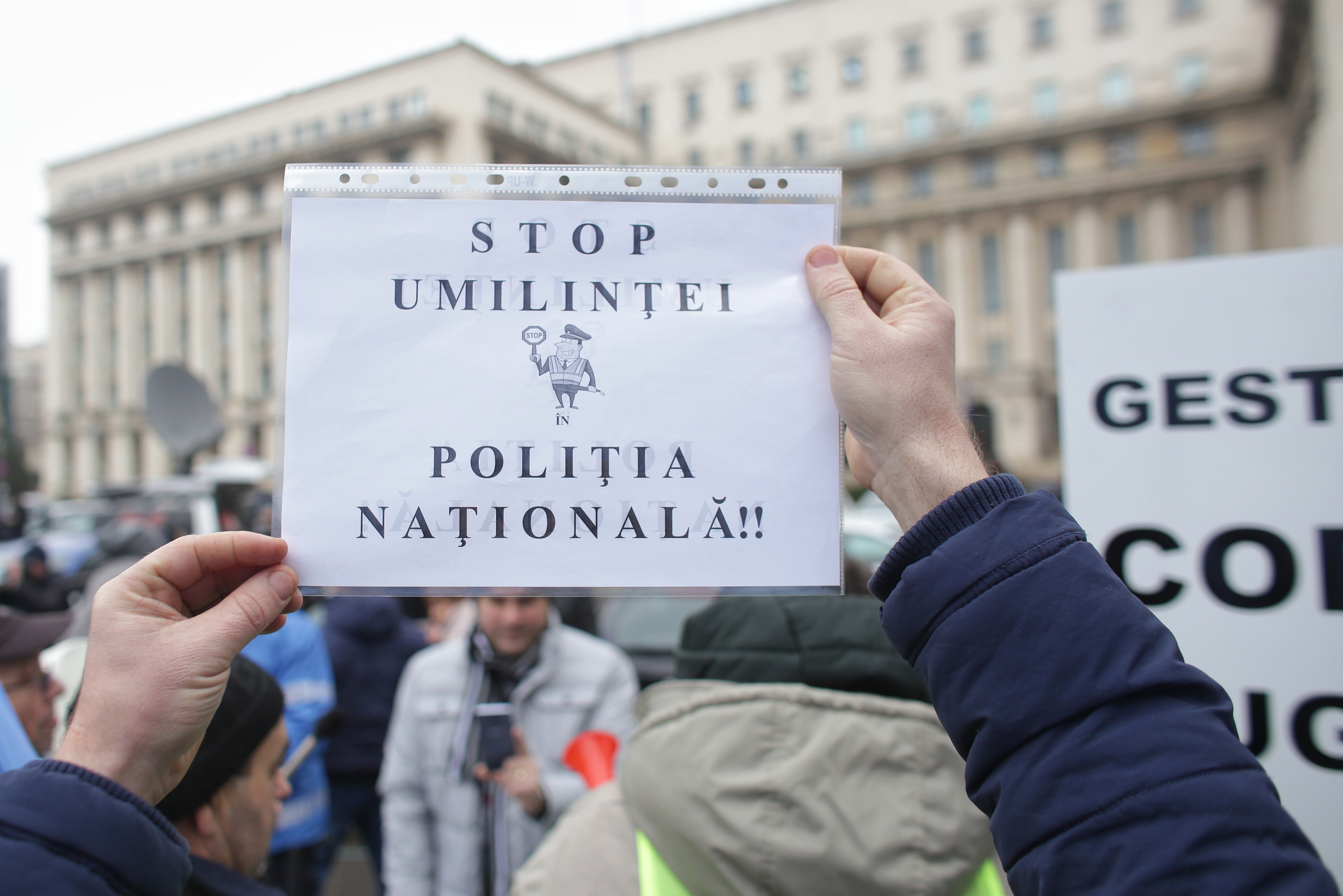 Protestul transportatorilor