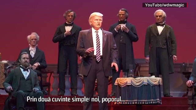 Donald Trump are o sosie robot, care a fost expusă la Galeria președinților americani