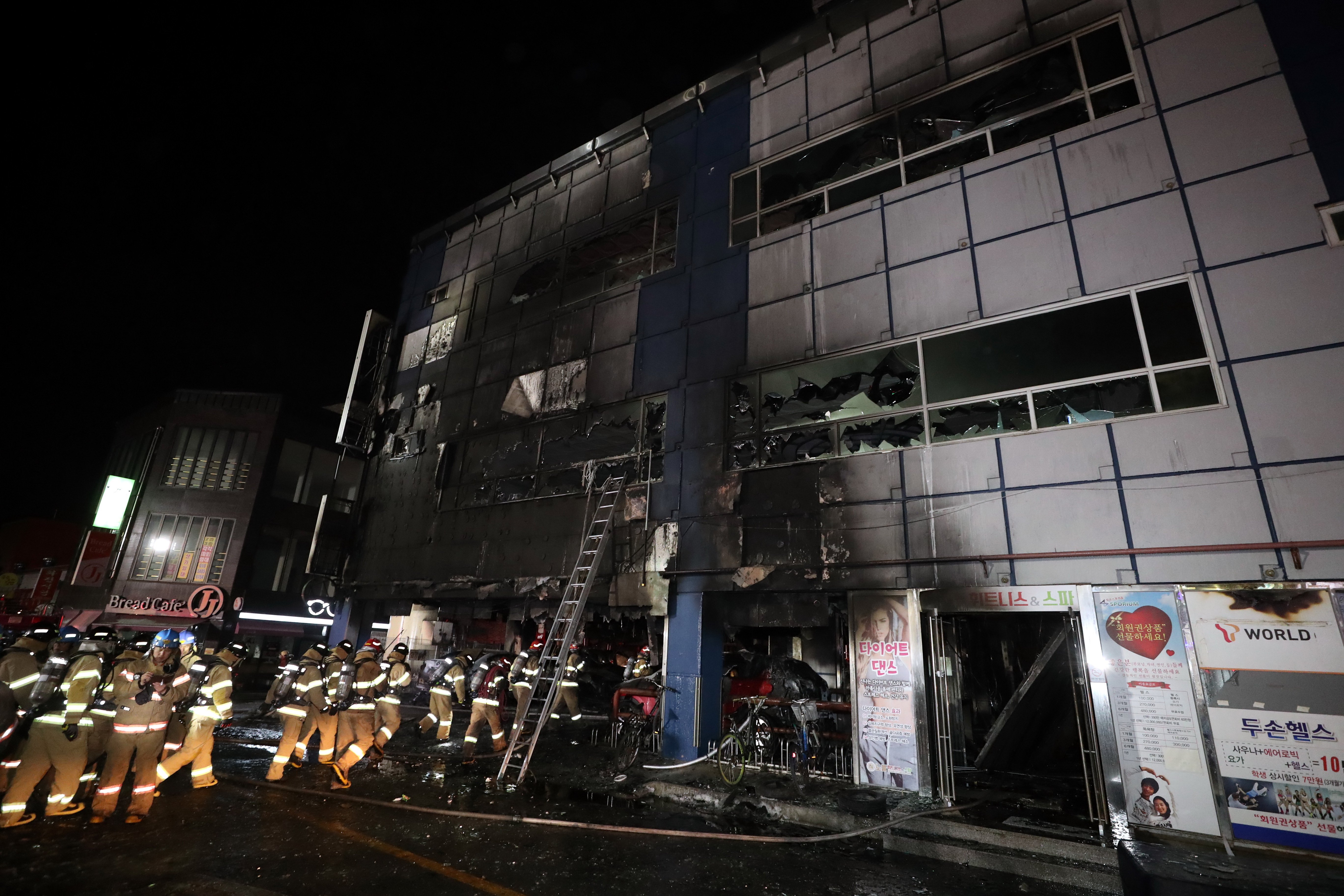 incendiu saună Coreea de Sud
