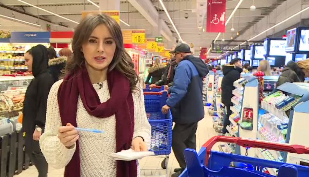 Experiment Știrile PRO TV. Diferența dintre prețurile la mâncare din noiembrie și decembrie