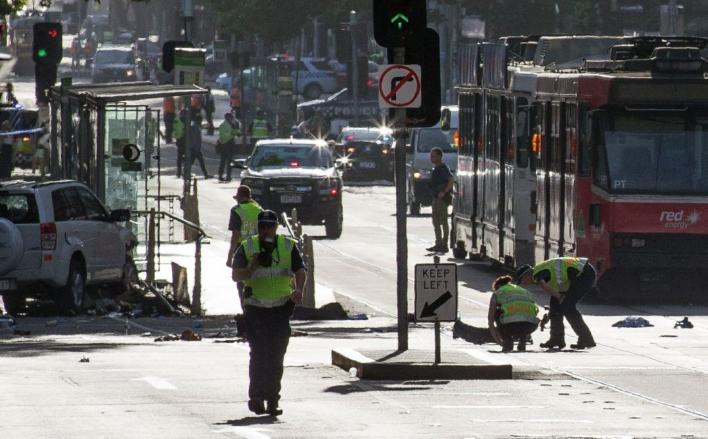 atac cu masina in Melbourne