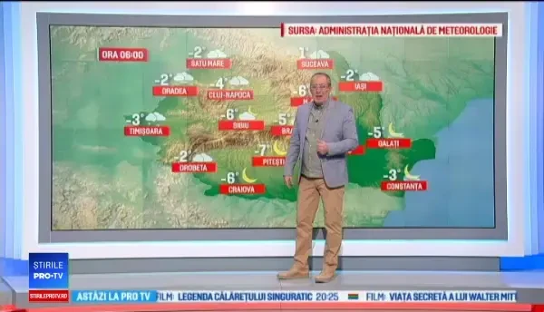 Vremea 22 decembrie 2017: Temperaturile rămân scăzute, iar în anumite zone ninsorile se extind spre seară