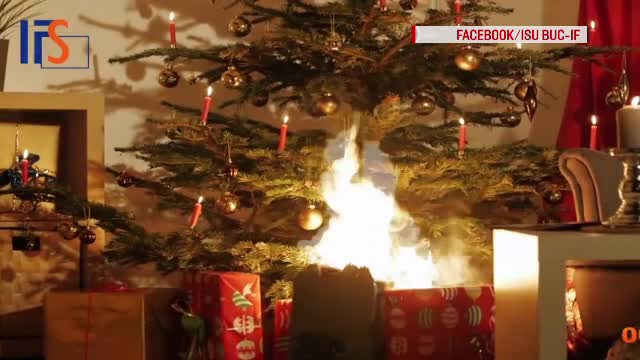 Sfaturi de la pompieri. Cum trebuie să împodobim bradul și casa pentru a evita un incendiu