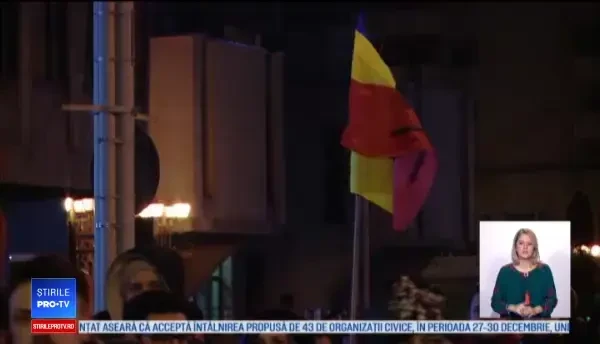 Filmul protestelor din Ajun de Crăciun. Voi pleca din ţară şi nu vreau asta