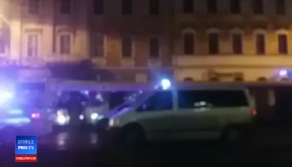 Polițist tăiat cu o macetă în fața unui club din Arad