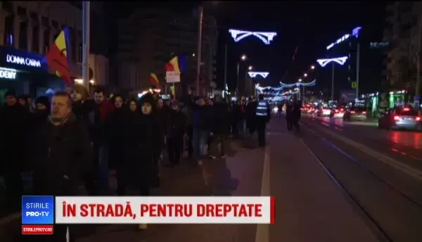 Filmul protestelor din Ajun de Crăciun. Voi pleca din ţară şi nu vreau asta