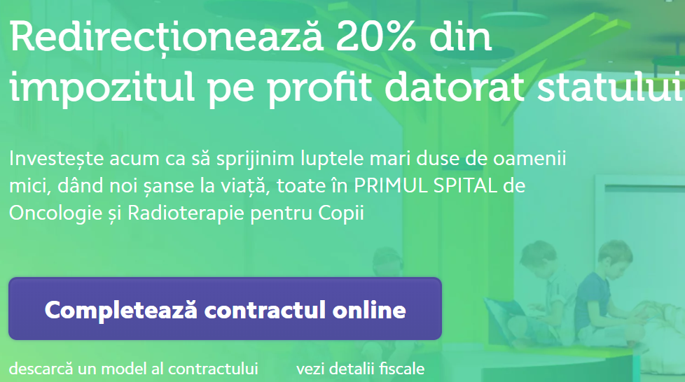 Proprietarii de firme pot contribui fără nici un cost la construcția unui spital nou