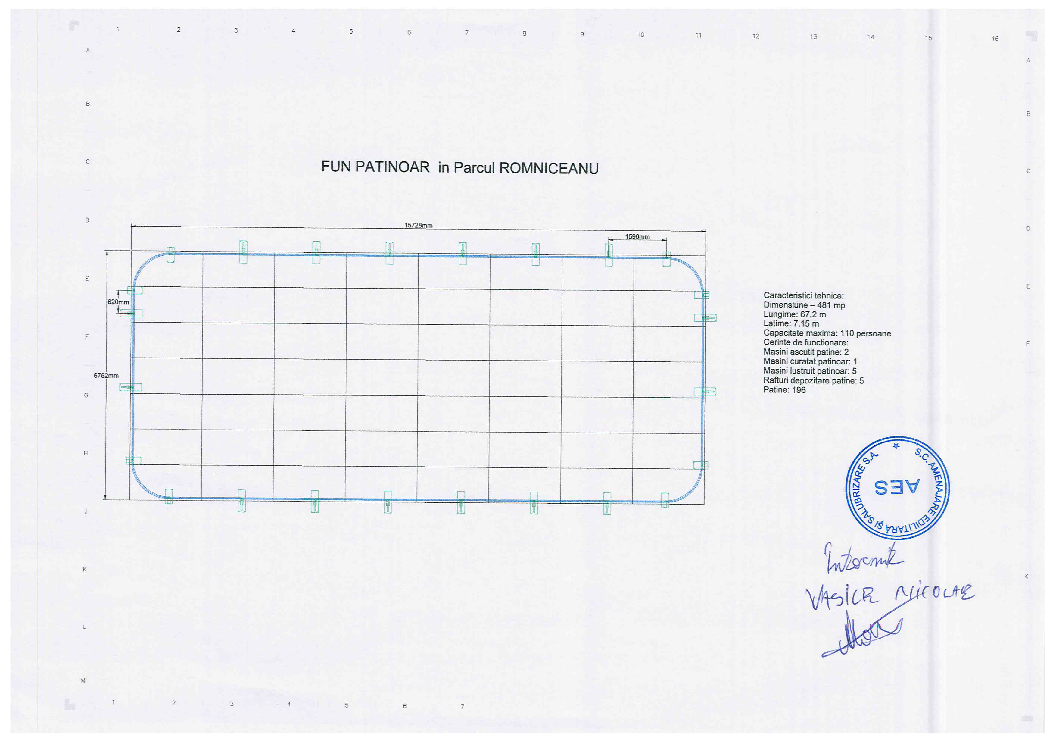 schita patinoar parc Romniceanu