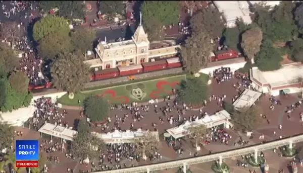 Parcul de distracții Disneyland a fost afectat, miercuri, de o pană de curent