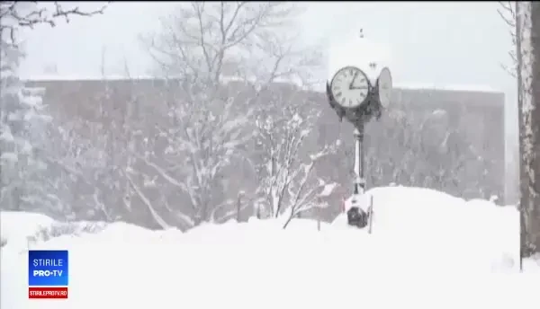 Temperaturile foarte scăzute fac probleme în toată lumea. Minus 38 de grade în SUA