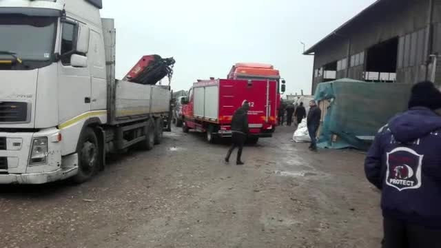 Bărbat strivit de paleţi, în Constanţa. Echipajul SMURD nu l-a mai putut salva