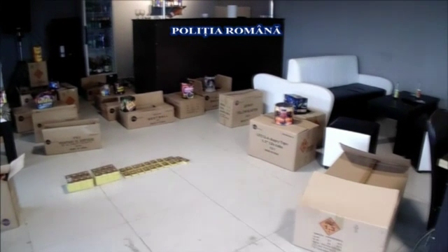 Peste o tonă de petarde și pocnitori, confiscate în Giurgiu