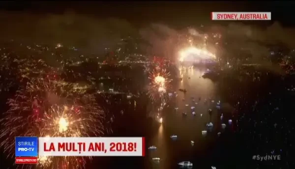 REVELION 2018. Spectacol grandios în Coreea de Nord. Focurile de artificii din Australia, urmărite de un miliard de oameni