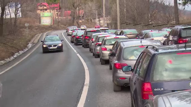 Trafic aglomerat pe DN1, spre Capitală. ”Se circulă cu 20-30 km/ oră”
