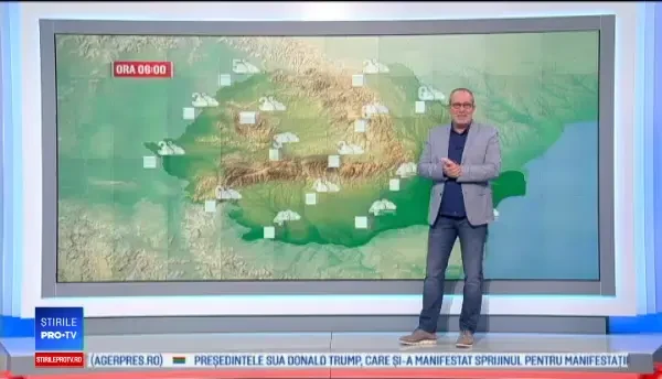 Vremea 3 ianuarie 2018. Ploi în Vest și ninsori la munte. Prognoza pe 3 zile