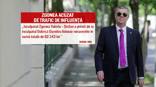 Fostul preşedinte al Camerei Deputaţilor, Valeriu Zgonea, riscă 7 ani de închisoare pentru trafic de influență